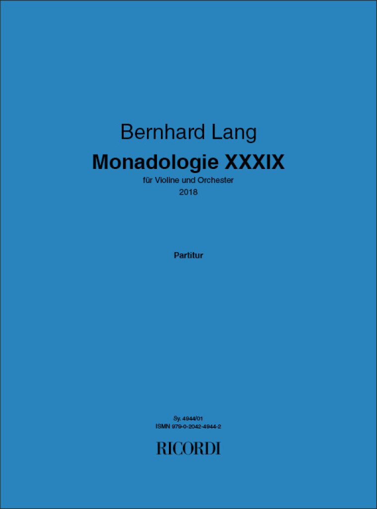 Monadologie XXXIX